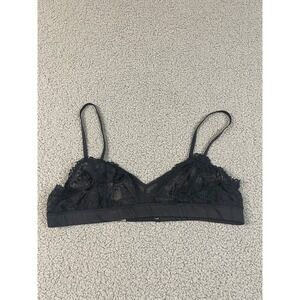 Savage X Fenty black lace Bralette 32